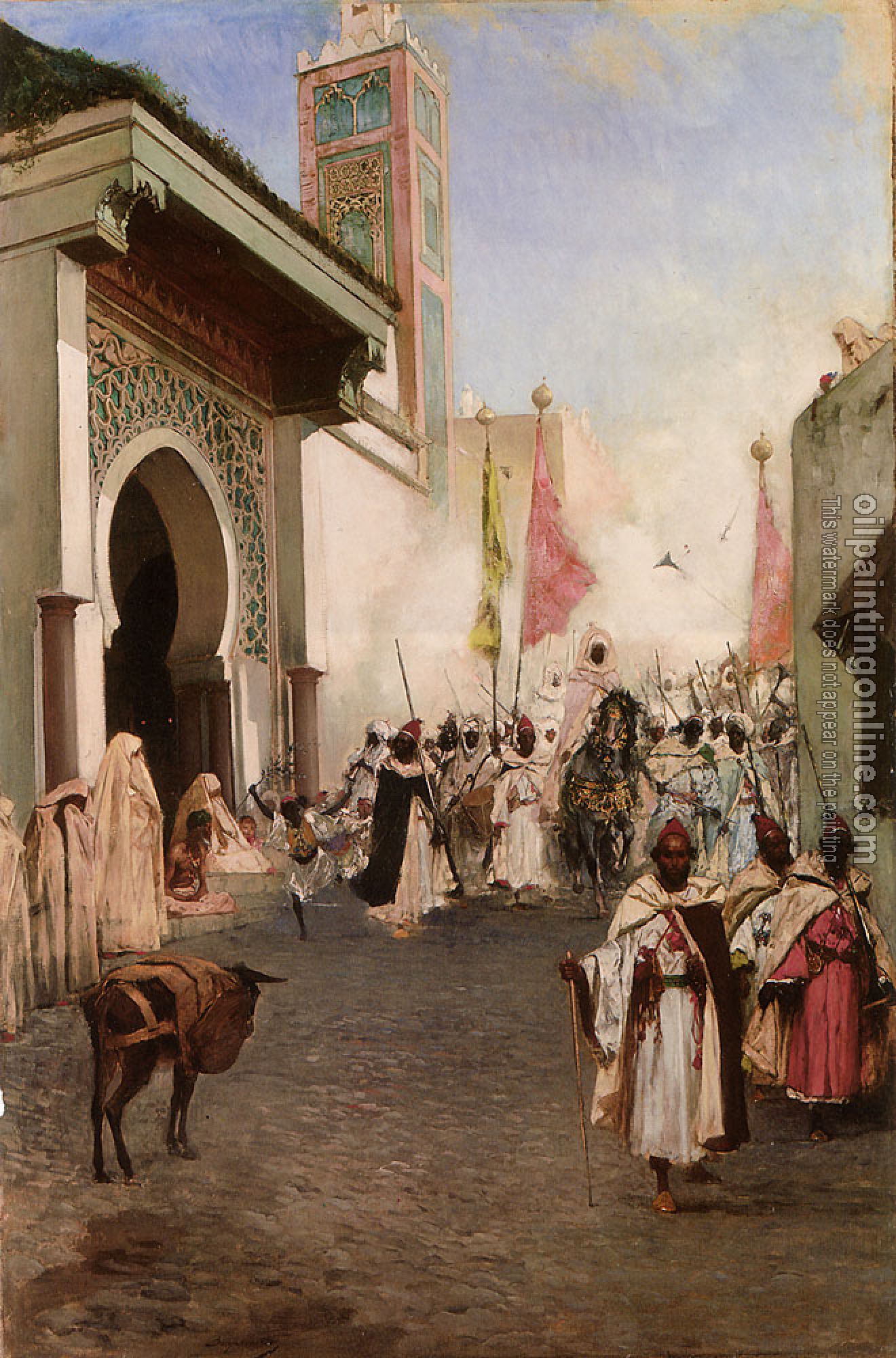 Benjamin Jean Joseph Constant - Entrance of Mohammed